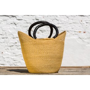 Hammershus fairtrade indkbskurv fra Ghana i natur  