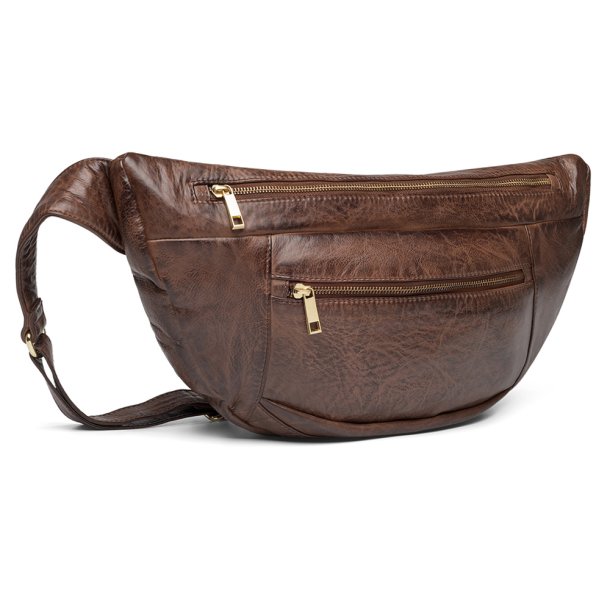 Depeche stor bumbag i brandy