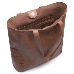 Depeche shopper taske i chestnut
