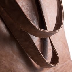 Depeche shopper taske i chestnut