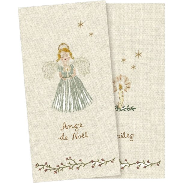 Maileg juleserviet ,bl engel
