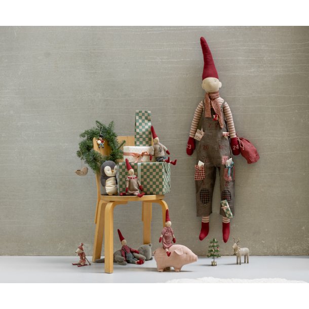 Maileg nissedreng 2025 str 2 i rd skjorte