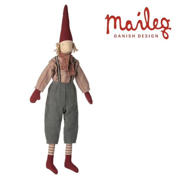 Maileg nissedreng 2025 str 4 med skjorte og bukser p