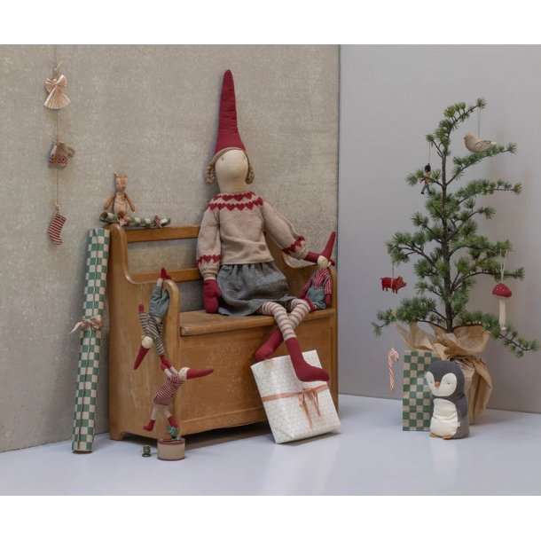 Maileg nissedreng 2025 str 6, strikket sweater og bukser p