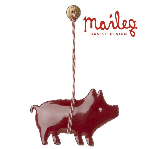 Maileg metal rd gris til ophng