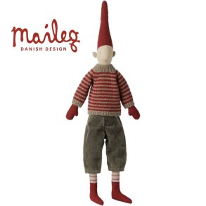 Maileg nissedreng 2026 str 5 i stribet strikket sweater 