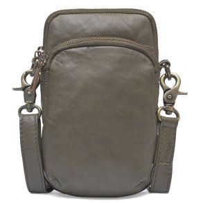 Depeche mobil taske i army green skind