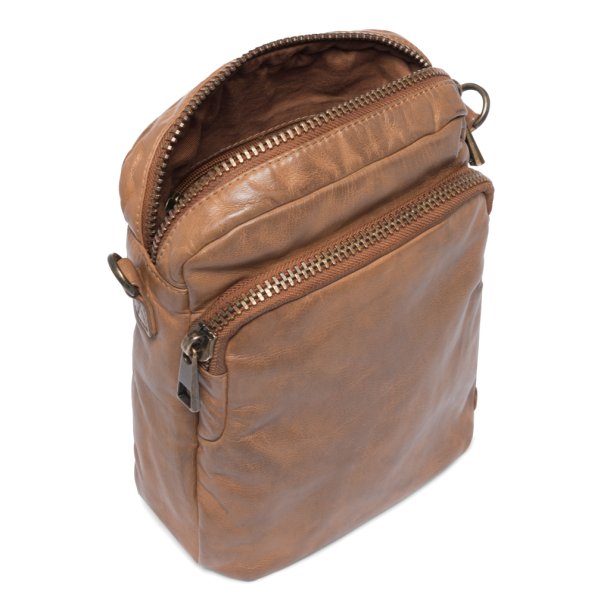 Depeche crossover taske i chestnut