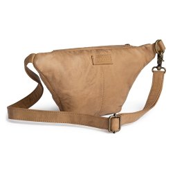 Depeche caramel bumbag i skind 