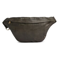 Depeche army bumbag i kalveskind 