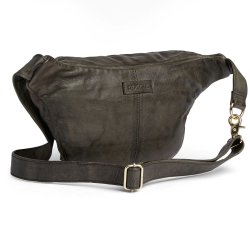 Depeche army bumbag i kalveskind 