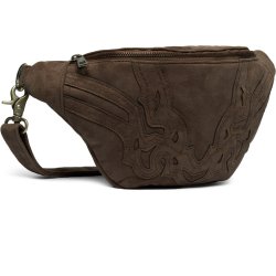 Depeche bumbag i brun ruskind