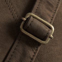 Depeche bumbag i brun ruskind