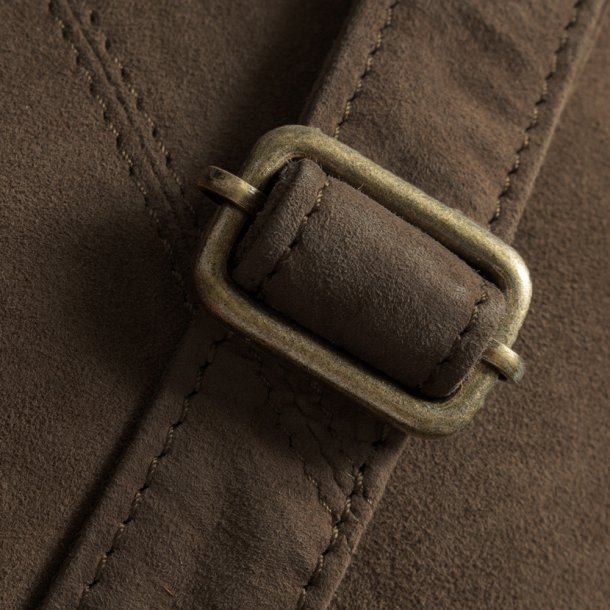 Depeche bumbag i brun ruskind