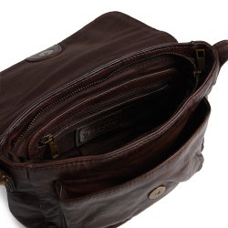 Depeche crossover taske i vinterbrunt skind