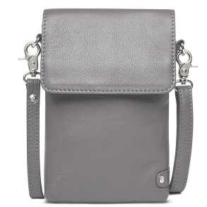 Depeche mobil taske i thunder grey skind