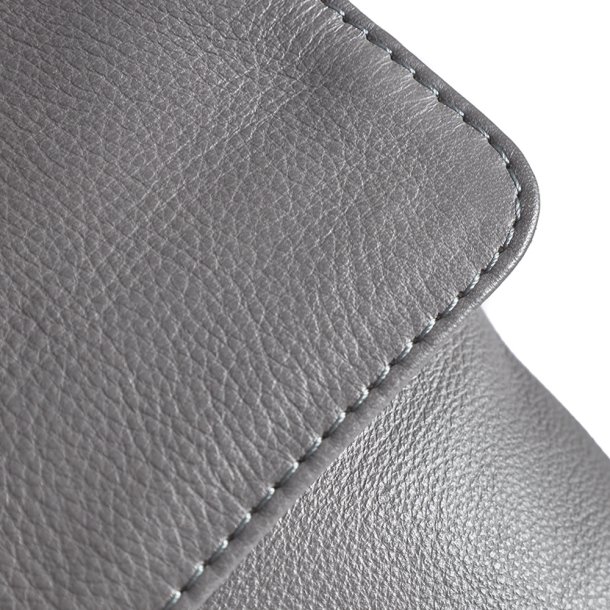 Depeche mobil taske i thunder grey skind