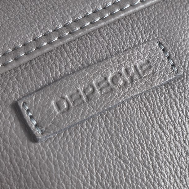 Depeche mobil taske i thunder grey skind