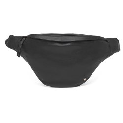 Depeche bumbag i sort skind med spnde
