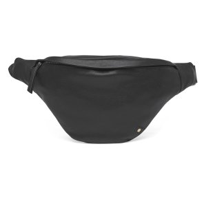 Depeche bumbag i sort skind med spnde