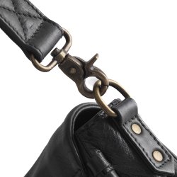 Depeche crossover taske i sort skind