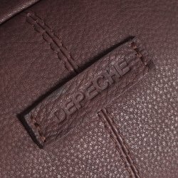 Depeche bumbag i brunt  skind