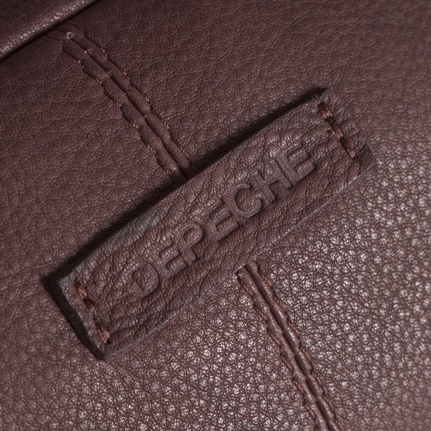 Depeche bumbag i brunt  skind