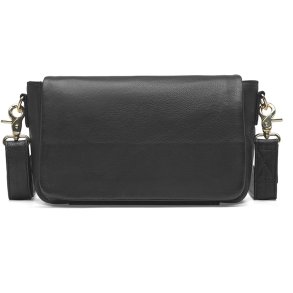 Depeche crossover taske i sort skind 