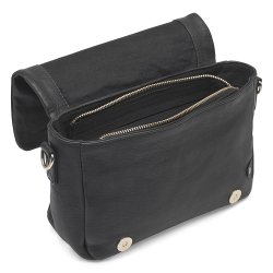 Depeche crossover taske i sort skind 