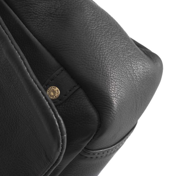 Depeche crossover taske i sort skind 