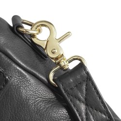 Depeche crossover taske i sort skind 