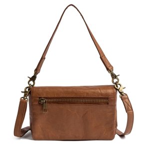 Depeche Powerfield crossover taske i cognac