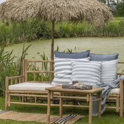 Speedtsberg pude i bl� striber