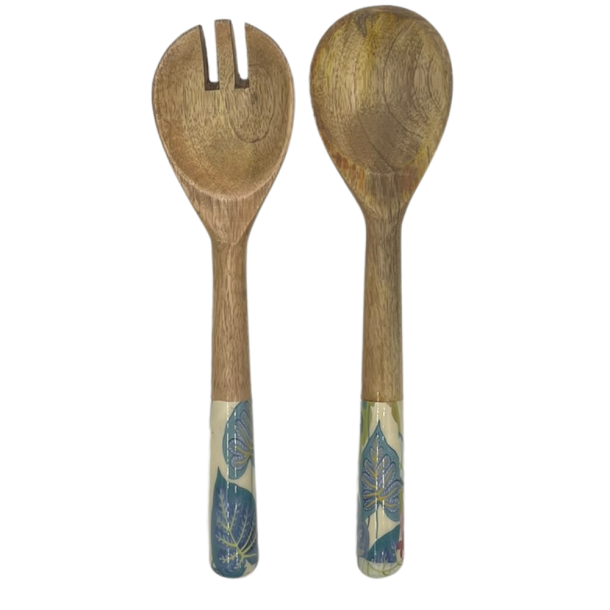 by Room salatbestik i mangotr� med  print