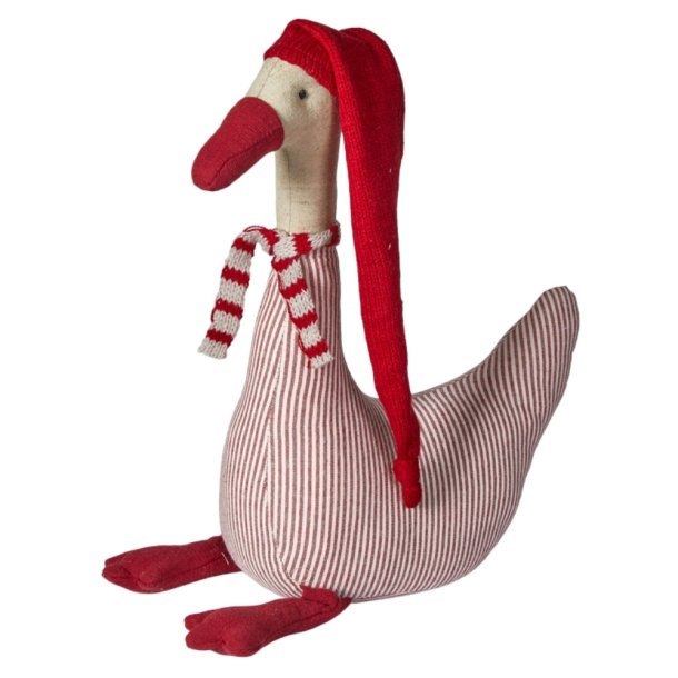  Speedtsberg Gytha gs med rd lang hue og stribet halstrklde