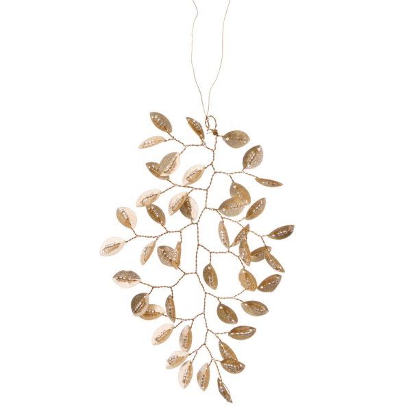 Bungalow beaded ornament twig