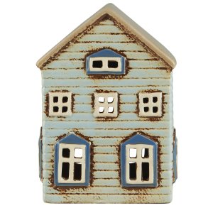 Ib Laursen hus til fyrfadslys Thorshavn brun dr p siden