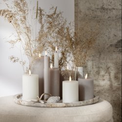  Cozy Living rustic hvidt paraffinlys 