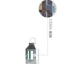 A2 living galvaniseret micro lanterne