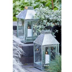 A2 living galvaniseret mini lanterne