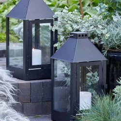 A2 living sort lanterne