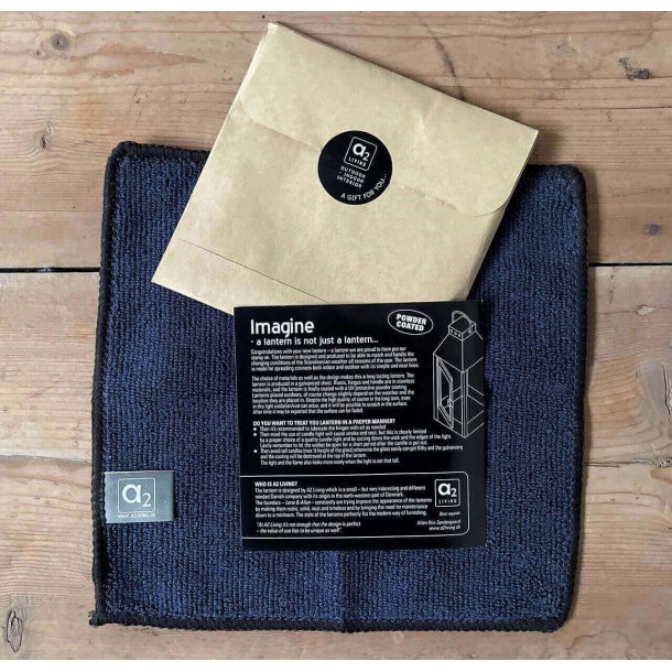 A2 living sort lanterne