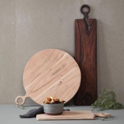 Stuff Design stor rund br�t i akacie tr�