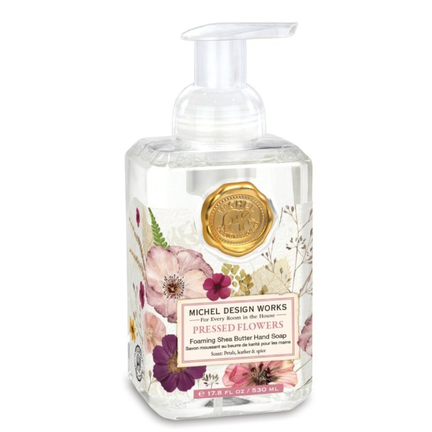 Michel Design works skums�be med pressed flowers