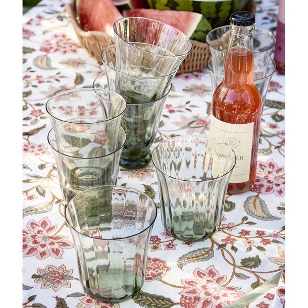 Bungalow vandglas i sage farve