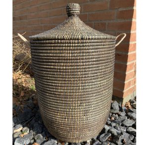 Hammershus fairtrade tjkurv i natur og sort bnd