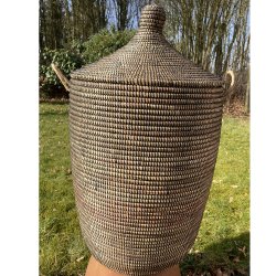 Hammershus fairtrade tjkurv i natur og sort bnd