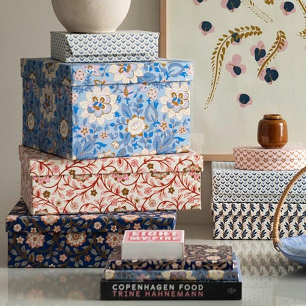 Bungalow magnet bokse Mira ink blue