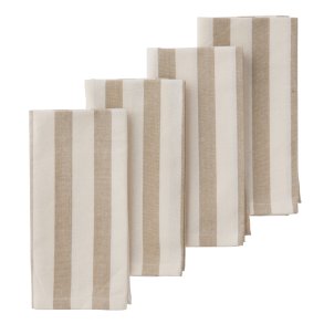 Bungalow stof servietter Rimini desert