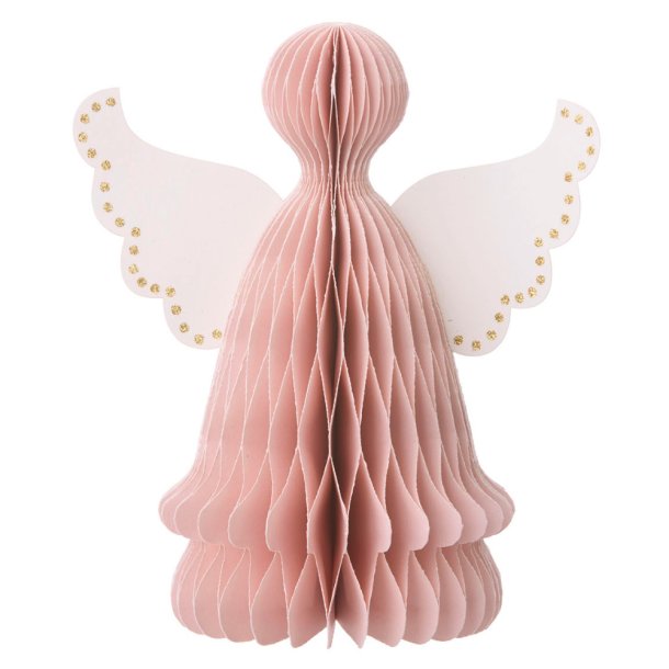 Bungalow engel i soft rosa